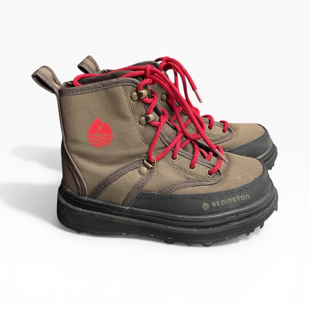 Redington Crosswater Youth Boots Sticky Rubber Boot river fishing gorpcore Sz 2